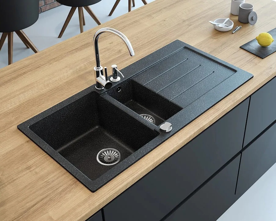 Skuteczne sposoby na to, czym myć zlew granitowy czarny, aby go nie uszkodzić