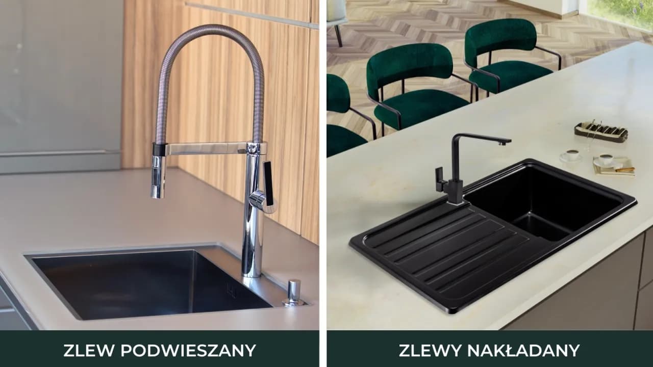 Zlew podwieszany jaki blat - najlepsze materiały odporne na wilgoć