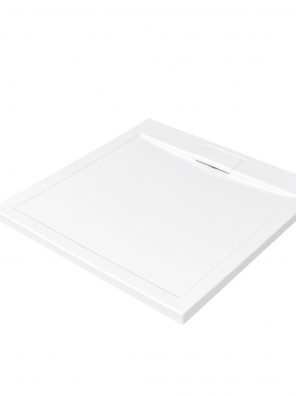 Besco Axim UltraSlim brodzik kwadratowy 80 cm biały #BAX-80-KW