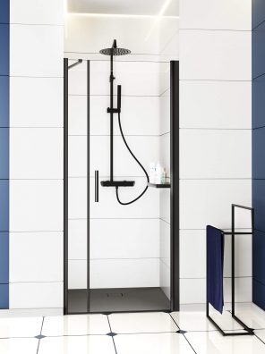 DEANTE MOON Drzwi prysznicowe wnękowe 110 cm - uchylne KTM_N13P