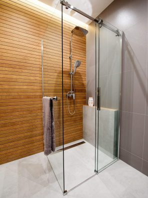 DEANTE HIACYNT Drzwi prysznicowe wnękowe 160 cm - przesuwne KQH_016P