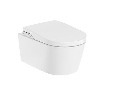 ROCA INSPIRA Toaleta myjąca podwieszana In-Wash® In-Tank® RIMLESS z deską myjącą oraz zintegrowanym zbiornikiem na wodę A803094001