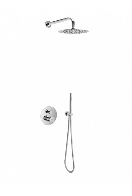EXCELLENT Seria Pi Zestaw prysznicowo - wannowy podtynkowy 3F termostatyczny AREX.SET.1248CR