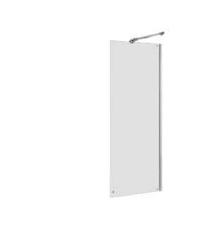 ROCA CAPITAL Ścianka boczna z powłoką MaxiClean, profile aluminiowe 90X195 AM4409012M